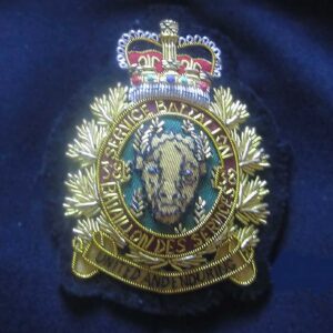 38 Service Battalion badge, 4 H x 3 1:8W