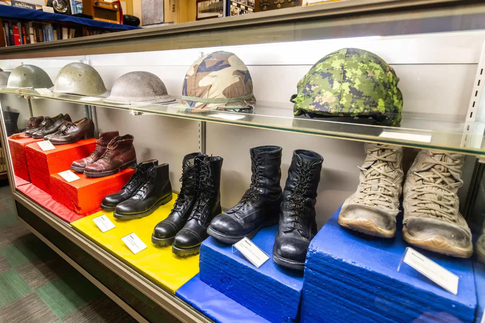 Boots and Helmets Cabinet, CSS Virtual Museum