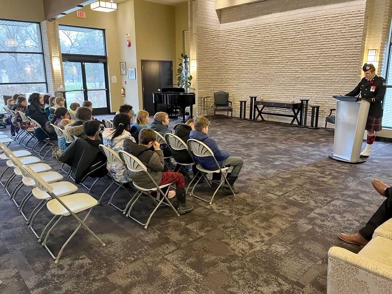 CSS Museum School Presentation at Bardals Funeral Centre