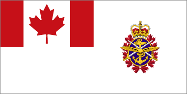 Flag, Canadian, Tri-Service Crest - [Canadian Forces Ensign]