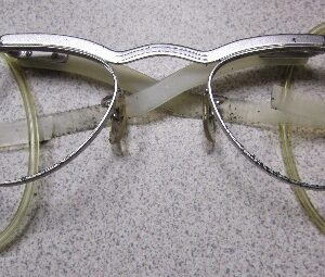 Glasses, No Lens, for Gas Mask