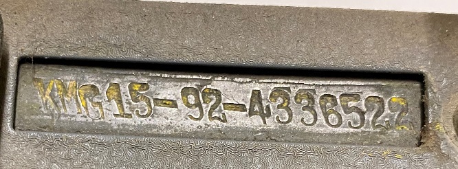 TYPEWRITER, Royal, KMG15 - KMG15-92-4336522  Royal typewriter seial number (1)