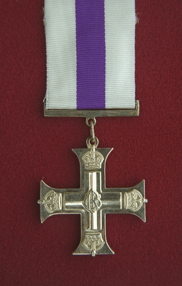 Medal, Cross, Military (MC)  - Military Cross.  A plain silver cross, 1.75 inches across