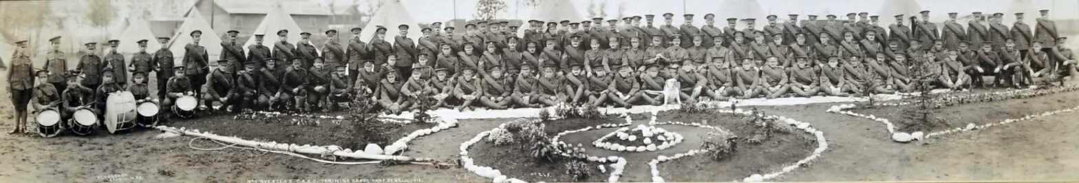 No1 Overseas CASC Training Depot, Camp Sewell, 1915. Rembrandt Studio, WPG