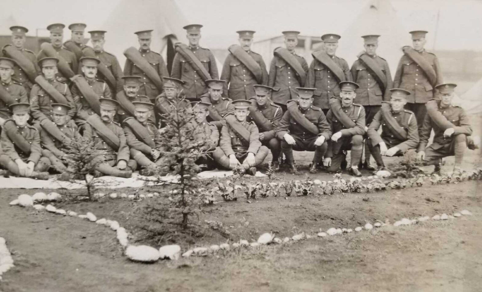 No1 Overseas CASC Training Depot, Camp Sewell, 1915. Rembrandt Studio, WPG