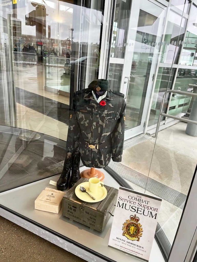 Remembrance Display Winnipeg Airport