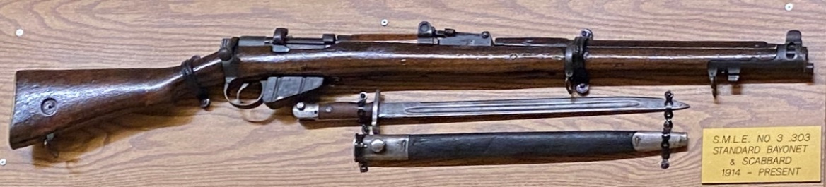 Rifle, Short, Magazine, Lee Enfield, .303 inch, Mk 3* - S.M.L.E. NO 3 .303 STANDARD BAYONET & SCABBARD 1914- PRESENT