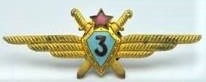Badges and Pins, Soviet - Soviet fighter pilot wings 3rd class