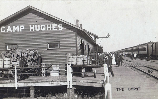 Camp Hughes Manitoba  - The Camp Hughes train station