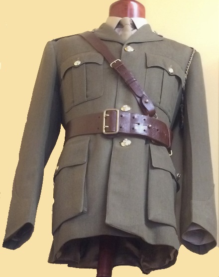 Uniform, Tunic, Officer, with Sam Browne Belt - Uniform ww2 with sam brown belt