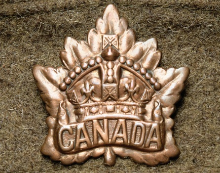 Badge, Cap, First World War, Canadian Division, Canadian Corps, General Overseas Service - image1