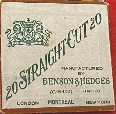 Box, Cigarette, Benson & Hedges (1915) - image1