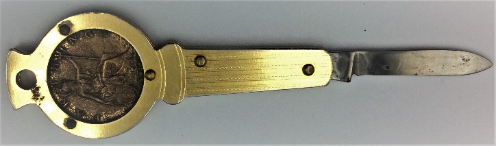 Knife, Pocket/Pen, 'Lucky' Farthing  - image1