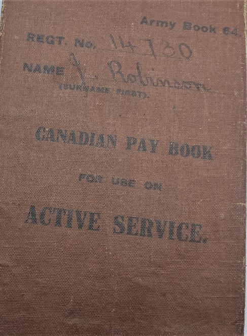 Book, Pay, Soldier's Service - image1
